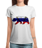 Заказать женскую футболку в Москве. Футболка с полной запечаткой (женская) Русский Медведь от FireFoxa - готовые дизайны и нанесение принтов.