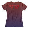 Заказать женскую футболку в Москве. Футболка с полной запечаткой (женская) Stranger Things   от T-shirt print  - готовые дизайны и нанесение принтов.