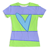 Заказать женскую футболку в Москве. Футболка с полной запечаткой (женская) Сердце от V-13 - готовые дизайны и нанесение принтов.