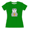 Заказать женскую футболку в Москве. Футболка с полной запечаткой (женская) Котенок от THE_NISE  - готовые дизайны и нанесение принтов.