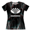 Заказать женскую футболку в Москве. Футболка с полной запечаткой (женская) Daewoo от THE_NISE  - готовые дизайны и нанесение принтов.