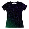 Заказать женскую футболку в Москве. Футболка с полной запечаткой (женская) Звездные сети от inna144144@mail.ru - готовые дизайны и нанесение принтов.