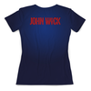 Заказать женскую футболку в Москве. Футболка с полной запечаткой (женская) John Wick от balden - готовые дизайны и нанесение принтов.