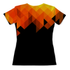 Заказать женскую футболку в Москве. Футболка с полной запечаткой (женская) Trianse от THE_NISE  - готовые дизайны и нанесение принтов.