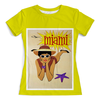 Заказать женскую футболку в Москве. Футболка с полной запечаткой (женская) Майами от acidhouses - готовые дизайны и нанесение принтов.