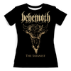 Заказать женскую футболку в Москве. Футболка с полной запечаткой (женская) Behemoth от geekbox - готовые дизайны и нанесение принтов.