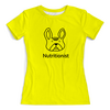 Заказать женскую футболку в Москве. Футболка с полной запечаткой (женская) bulldog от Vadim Koval - готовые дизайны и нанесение принтов.