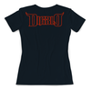Заказать женскую футболку в Москве. Футболка с полной запечаткой (женская) Diablo Game от balden - готовые дизайны и нанесение принтов.