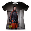 Заказать женскую футболку в Москве. Футболка с полной запечаткой (женская) Messi от skynatural - готовые дизайны и нанесение принтов.