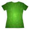 Заказать женскую футболку в Москве. Футболка с полной запечаткой (женская) зелень от Alex - готовые дизайны и нанесение принтов.