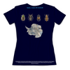 Заказать женскую футболку в Москве. Футболка с полной запечаткой (женская) Antarctic Beetles # 1 от hagehog - готовые дизайны и нанесение принтов.