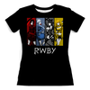 Заказать женскую футболку в Москве. Футболка с полной запечаткой (женская) RWBY  от geekbox - готовые дизайны и нанесение принтов.