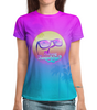 Заказать женскую футболку в Москве. Футболка с полной запечаткой (женская) Neon Sunshine от ganzgunner@mail.ru - готовые дизайны и нанесение принтов.