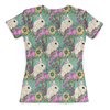 Заказать женскую футболку в Москве. Футболка с полной запечаткой (женская) Кролики от T-shirt print  - готовые дизайны и нанесение принтов.
