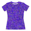 Заказать женскую футболку в Москве. Футболка с полной запечаткой (женская) Glowing purple от mistral3000@mail.ru - готовые дизайны и нанесение принтов.