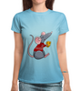 Заказать женскую футболку в Москве. Футболка с полной запечаткой (женская) Год крысы    от T-shirt print  - готовые дизайны и нанесение принтов.