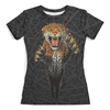 Заказать женскую футболку в Москве. Футболка с полной запечаткой (женская) Leopard от balden - готовые дизайны и нанесение принтов.