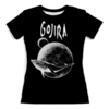 Заказать женскую футболку в Москве. Футболка с полной запечаткой (женская) Gojira от geekbox - готовые дизайны и нанесение принтов.
