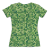 Заказать женскую футболку в Москве. Футболка с полной запечаткой (женская) Зеленый вязаный узор от Antaya - готовые дизайны и нанесение принтов.