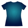 Заказать женскую футболку в Москве. Футболка с полной запечаткой (женская) Lagoona blue от T-shirt print  - готовые дизайны и нанесение принтов.