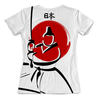 Заказать женскую футболку в Москве. Футболка с полной запечаткой (женская) Сборная Японии от geekbox - готовые дизайны и нанесение принтов.