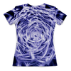 Заказать женскую футболку в Москве. Футболка с полной запечаткой (женская) Фиолетовая абстракция от Anna Lomachenko - готовые дизайны и нанесение принтов.