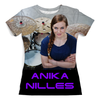 Заказать женскую футболку в Москве. Футболка с полной запечаткой (женская) Anika Nilles от Vladec11 - готовые дизайны и нанесение принтов.