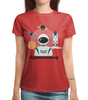 Заказать женскую футболку в Москве. Футболка с полной запечаткой (женская) The Spaceway от The Spaceway  - готовые дизайны и нанесение принтов.