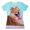 Заказать женскую футболку в Москве. Футболка с полной запечаткой (женская)  Собака от THE_NISE  - готовые дизайны и нанесение принтов.