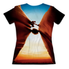Заказать женскую футболку в Москве. Футболка с полной запечаткой (женская) 127 часов от skynatural - готовые дизайны и нанесение принтов.