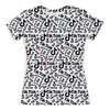 Заказать женскую футболку в Москве. Футболка с полной запечаткой (женская) TikTok  от DESIGNER   - готовые дизайны и нанесение принтов.