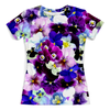 Заказать женскую футболку в Москве. Футболка с полной запечаткой (женская) Spring Flower от Fonzo - готовые дизайны и нанесение принтов.