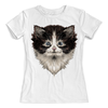 Заказать женскую футболку в Москве. Футболка с полной запечаткой (женская) Морда кота от THE_NISE  - готовые дизайны и нанесение принтов.