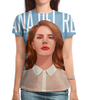 Заказать женскую футболку в Москве. Футболка с полной запечаткой (женская) Lana Del Rey от Jimmy Flash - готовые дизайны и нанесение принтов.
