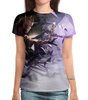 Заказать женскую футболку в Москве. Футболка с полной запечаткой (женская) Deus Ex от THE_NISE  - готовые дизайны и нанесение принтов.