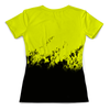 Заказать женскую футболку в Москве. Футболка с полной запечаткой (женская) Желто-черные краски от THE_NISE  - готовые дизайны и нанесение принтов.