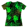 Заказать женскую футболку в Москве. Футболка с полной запечаткой (женская) Серо-зеленый от THE_NISE  - готовые дизайны и нанесение принтов.