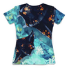 Заказать женскую футболку в Москве. Футболка с полной запечаткой (женская) Светящиеся манты от Дана Столыпина - готовые дизайны и нанесение принтов.