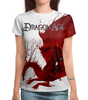 Заказать женскую футболку в Москве. Футболка с полной запечаткой (женская) Dragon Age  от geekbox - готовые дизайны и нанесение принтов.