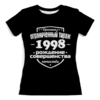 Заказать женскую футболку в Москве. Футболка с полной запечаткой (женская) Ограниченный тираж 1998 от weeert - готовые дизайны и нанесение принтов.