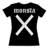 Заказать женскую футболку в Москве. Футболка с полной запечаткой (женская) Monsta X  от geekbox - готовые дизайны и нанесение принтов.