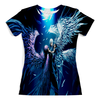 Заказать женскую футболку в Москве. Футболка с полной запечаткой (женская) Ангелы от THE_NISE  - готовые дизайны и нанесение принтов.