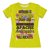 Заказать женскую футболку в Москве. Футболка с полной запечаткой (женская) Apache  от ПРИНТЫ ПЕЧАТЬ  - готовые дизайны и нанесение принтов.