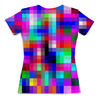 Заказать женскую футболку в Москве. Футболка с полной запечаткой (женская) Pixels от Jimmy Flash - готовые дизайны и нанесение принтов.