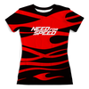 Заказать женскую футболку в Москве. Футболка с полной запечаткой (женская) Need for Speed от THE_NISE  - готовые дизайны и нанесение принтов.