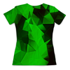 Заказать женскую футболку в Москве. Футболка с полной запечаткой (женская) Зеленые стекла от THE_NISE  - готовые дизайны и нанесение принтов.