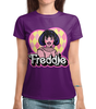 Заказать женскую футболку в Москве. Футболка с полной запечаткой (женская) Freddie Mercury от T-shirt print  - готовые дизайны и нанесение принтов.