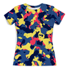 Заказать женскую футболку в Москве. Футболка с полной запечаткой (женская) camouflage color от THE_NISE  - готовые дизайны и нанесение принтов.