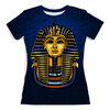 Заказать женскую футболку в Москве. Футболка с полной запечаткой (женская) Tutanhamon от balden - готовые дизайны и нанесение принтов.