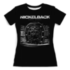 Заказать женскую футболку в Москве. Футболка с полной запечаткой (женская) Nickelback от geekbox - готовые дизайны и нанесение принтов.